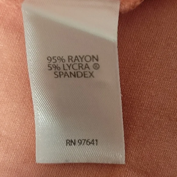 J. Jill Wearever Collection Apricot Asymetric Two Way Open Front Cardigan - XL - Picture 7 of 8